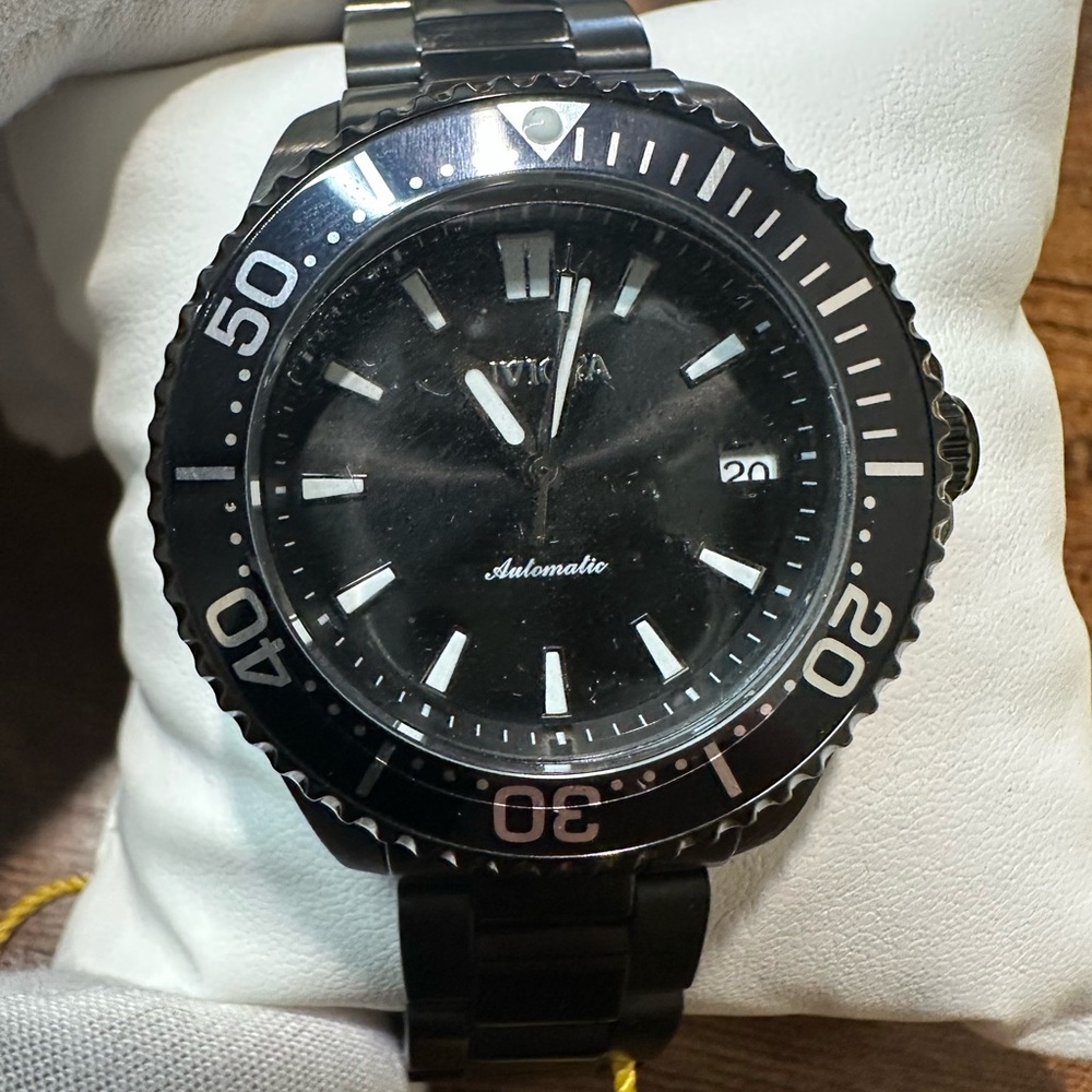 Invicta Black Automatic Watch